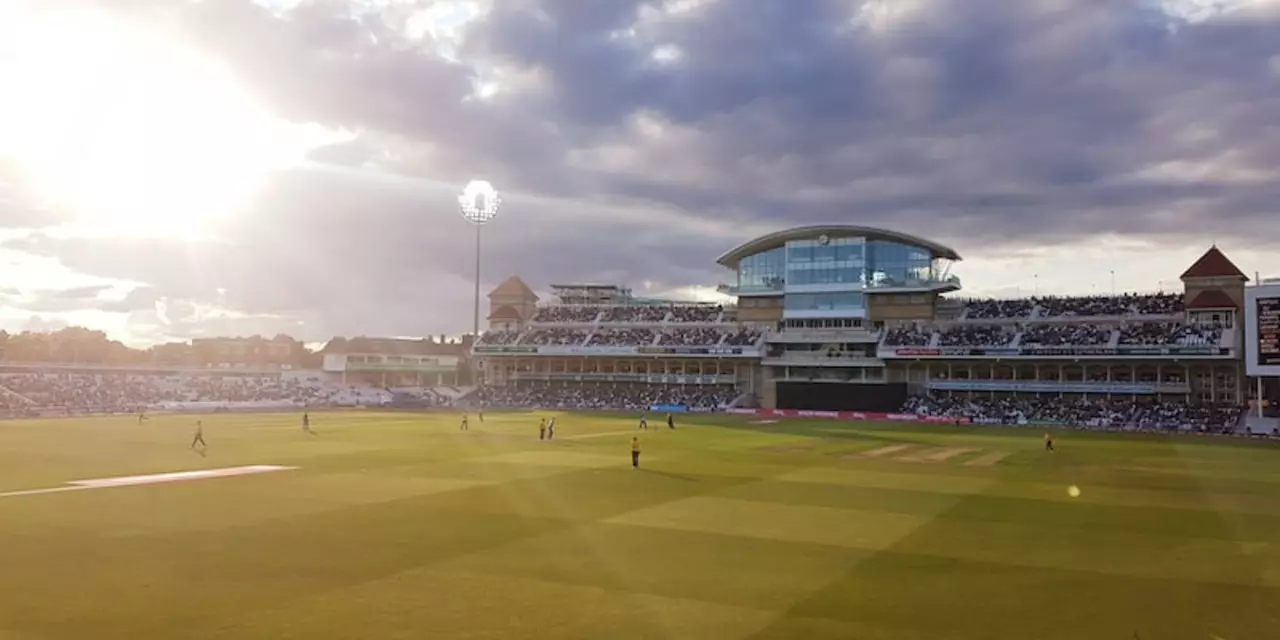 How many square feet is a cricket ground?