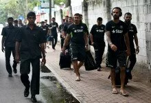 Rain greets India in low-key SL arrival