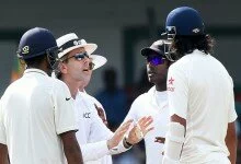 Tempers flare as Ishant, Prasad face off
